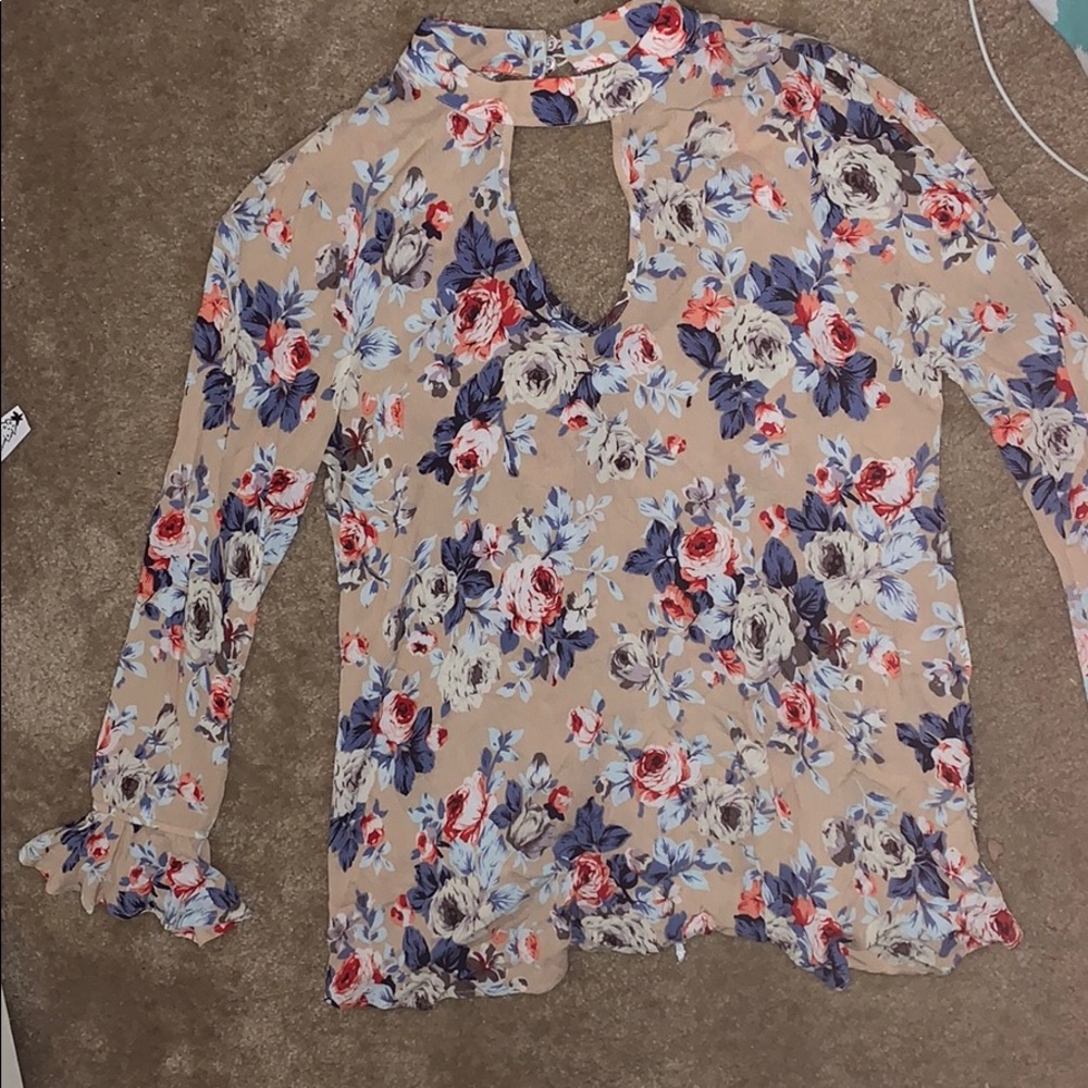 Altard State Creme long sleeve Top